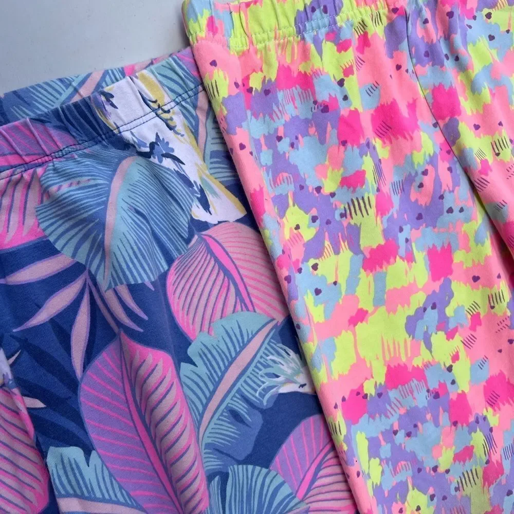 Carters Girl Set of 2 leggings Capri size 10-12